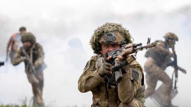 Entrenamiento de soldados ucranianos