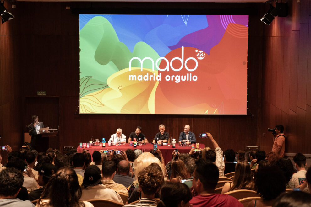 Presentación de la programación oficial de MADO 2023, que es el Orgullo Gay de Madrid 2023, en el Museo Nacional Thyssen-Bornemisza