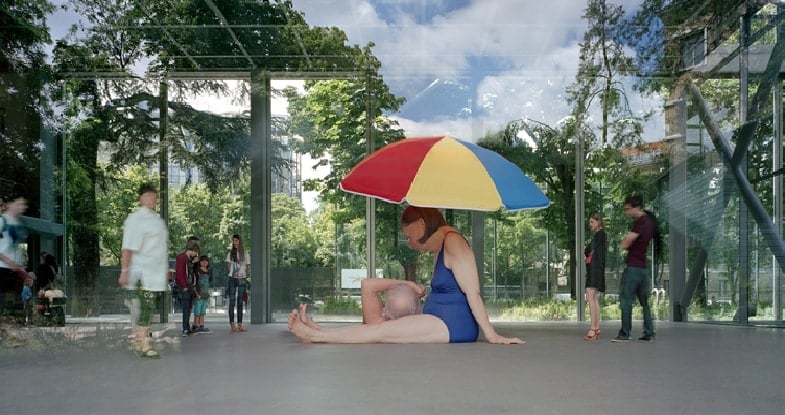 Exposition Ron Mueck, 2013. Fondation Cartier pour l’art contemporain, Paris. Photo © Axel Dahl.