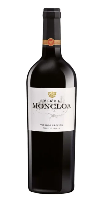 Botella de Finca Moncloa 2019, uno de los vinos preferidos por los jóvenes españoles en 2023 según el Concurso VinoSub30