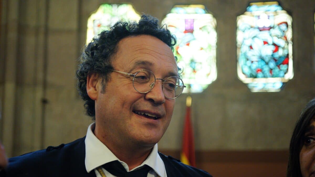 El fiscal general del Estado, Álvaro García Ortiz, durante el acto de toma de posesión de la nueva fiscal jefa de Barcelona