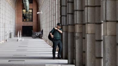 Audio | Un guardia civil, a los vigilantes de Seguridad de Nuevos Ministerios: "Los más débiles sois vosotros"