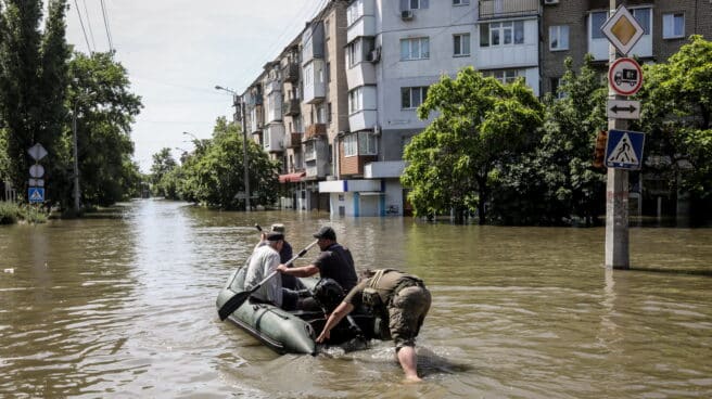 Jersón, inundada