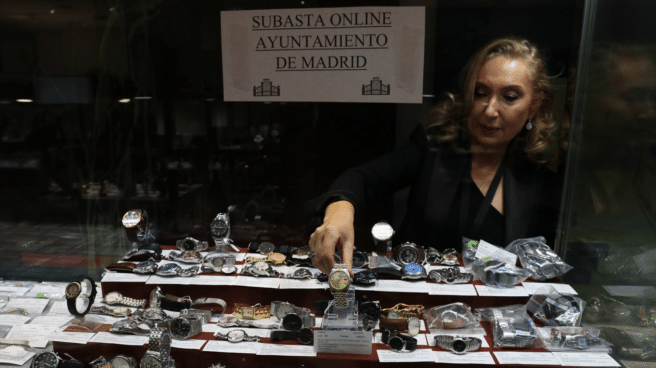 Lote de relojes que forman parte de la subasta de los objetos perdidos, organizada por el Ayuntamiento de Madrid