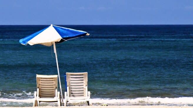 Sombrilla Playa 180 Cm Con Protección Uv50 Aktive Beach con