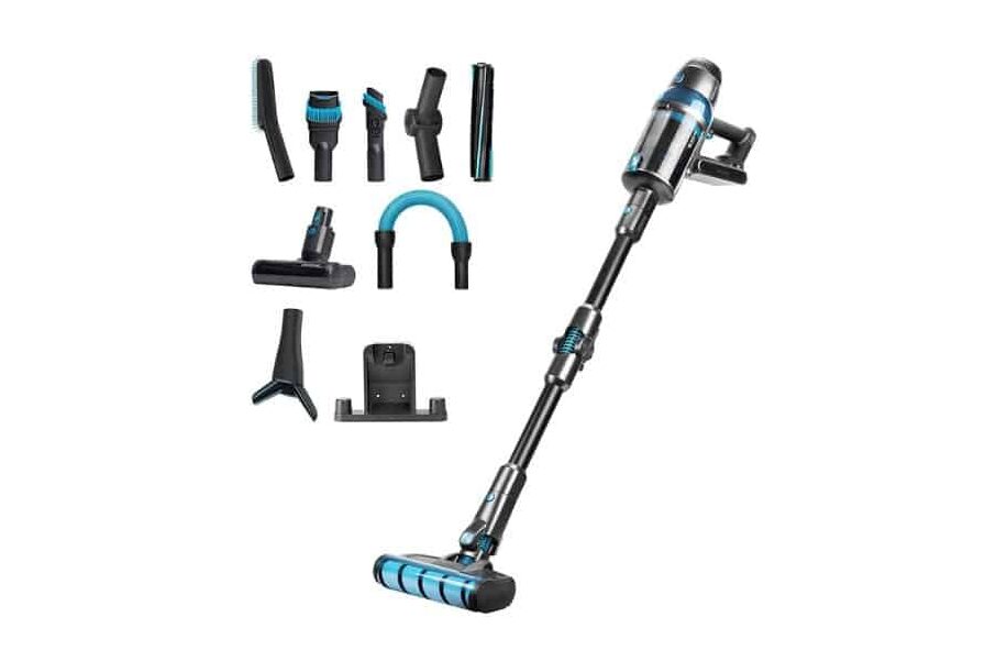 aspirador escoba Conga de Cecotec azul y negro