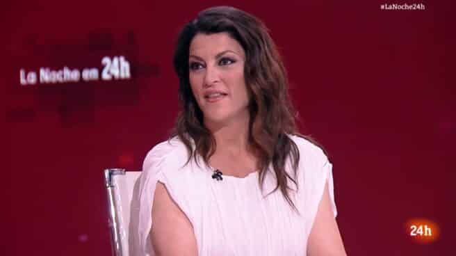Macarena Olona durante la entrevista en 'La Noche 24h' Macarena Olona durante la entrevista en 'La Noche 24h'