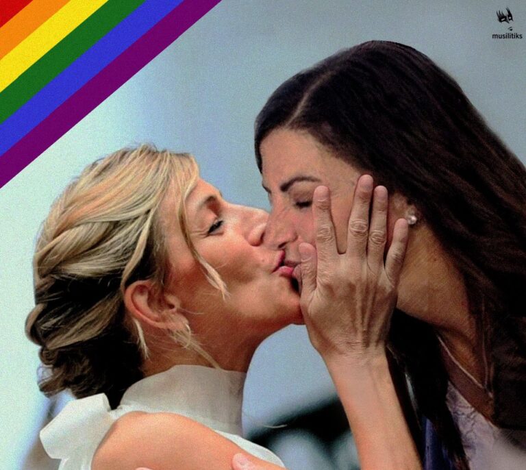 Macarena Olona, "orgullosa" de su 'beso' con Yolanda Díaz