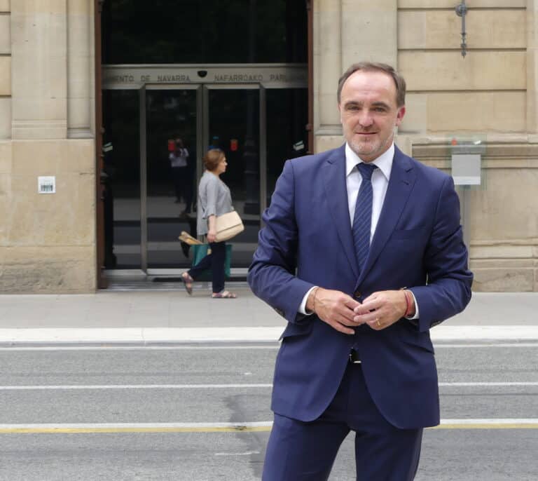 Esparza (UPN): "La alcaldía de Pamplona es el pago de Sánchez y Chivite a los terroristas de EH Bildu"