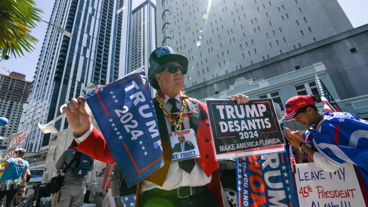 Seguidores de Trump en Miami