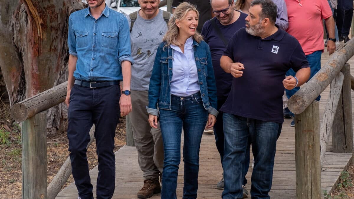 La líder de Sumar y vicepresidenta segunda del Gobierno y ministra de Trabajo y Economía Social, Yolanda Díaz.