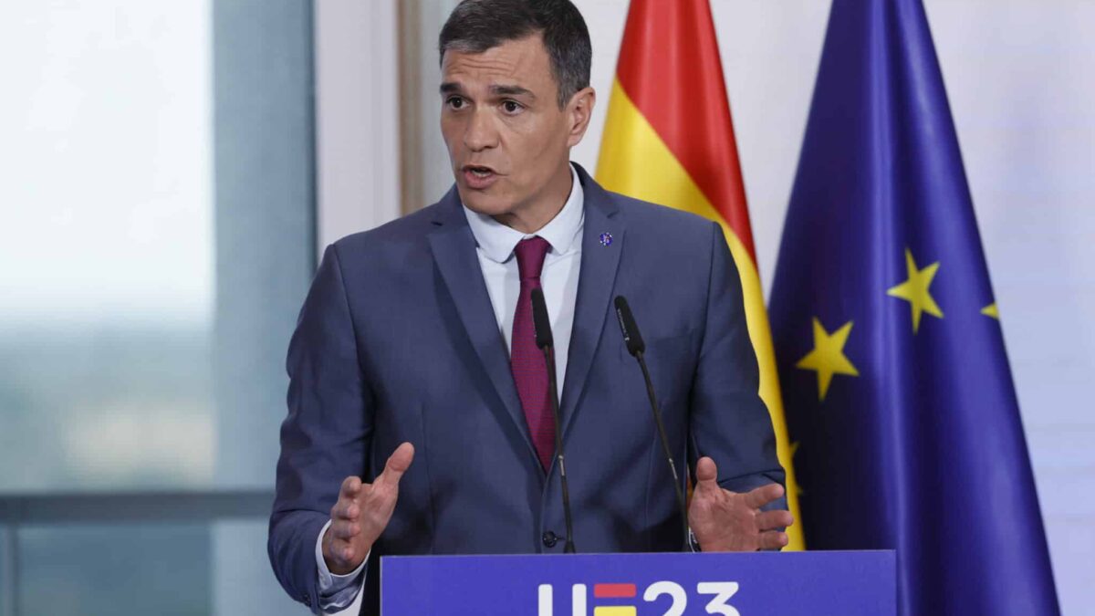 El presidente del Gobierno, Pedro Sánchez