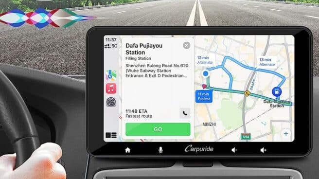 Esta pantalla para coche Carplay ahora tiene un 20% de descuento