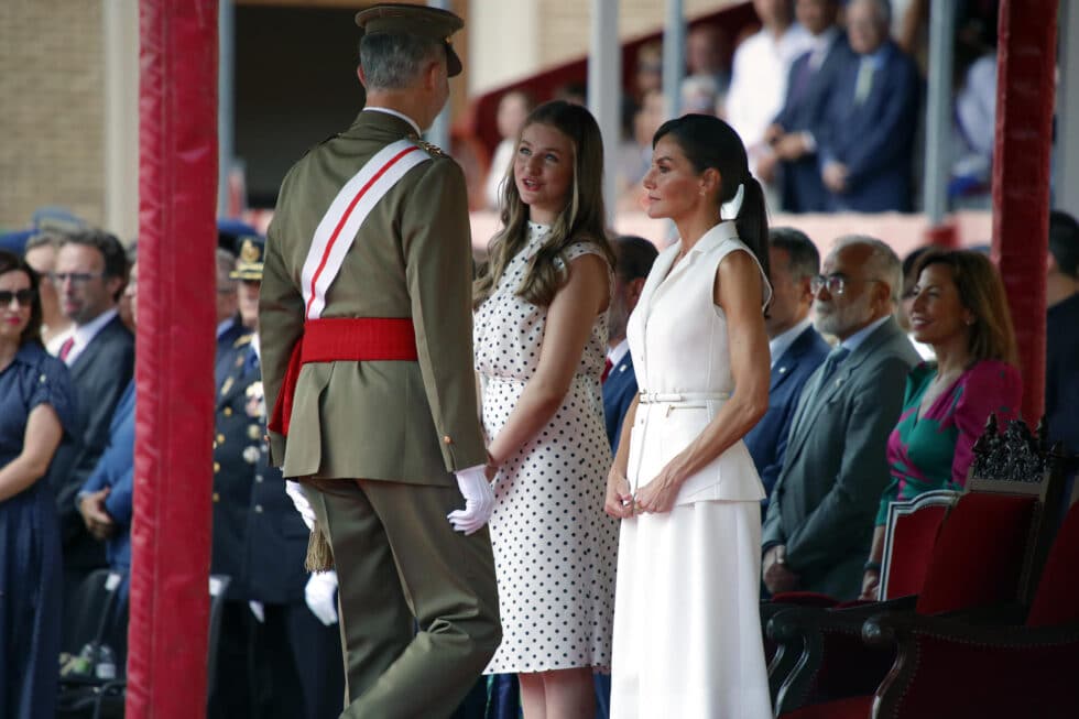La princesa Leonor y don Felipe han mostrado complicidad durante el evento