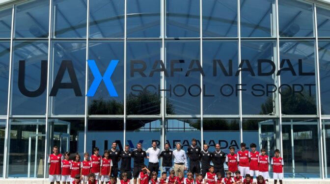 David Villa elige UAX Rafa Nadal School of Sport para su campus de verano