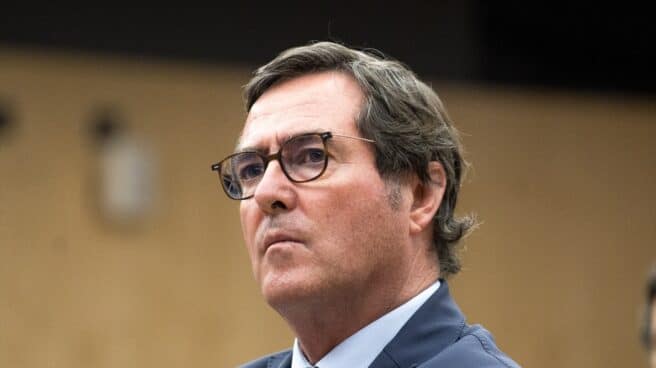 Antonio Garamendi El presidente de la CEOE, Antonio Garamendi, durante la entrega de unas distinciones en Pozuelo de Alarcón.