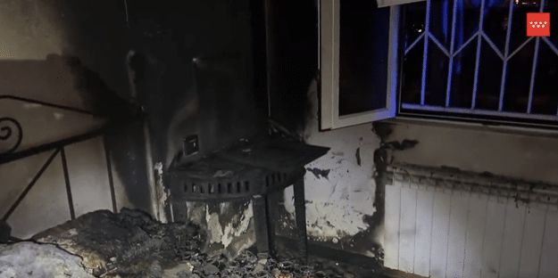 Muere un hombre de 84 años y su mujer de 80 es herida grave por un incendio en su vivienda en Madrid