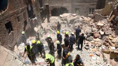 Al menos nueve muertos y cuatro heridos por el derrumbe de un edificio en Egipto