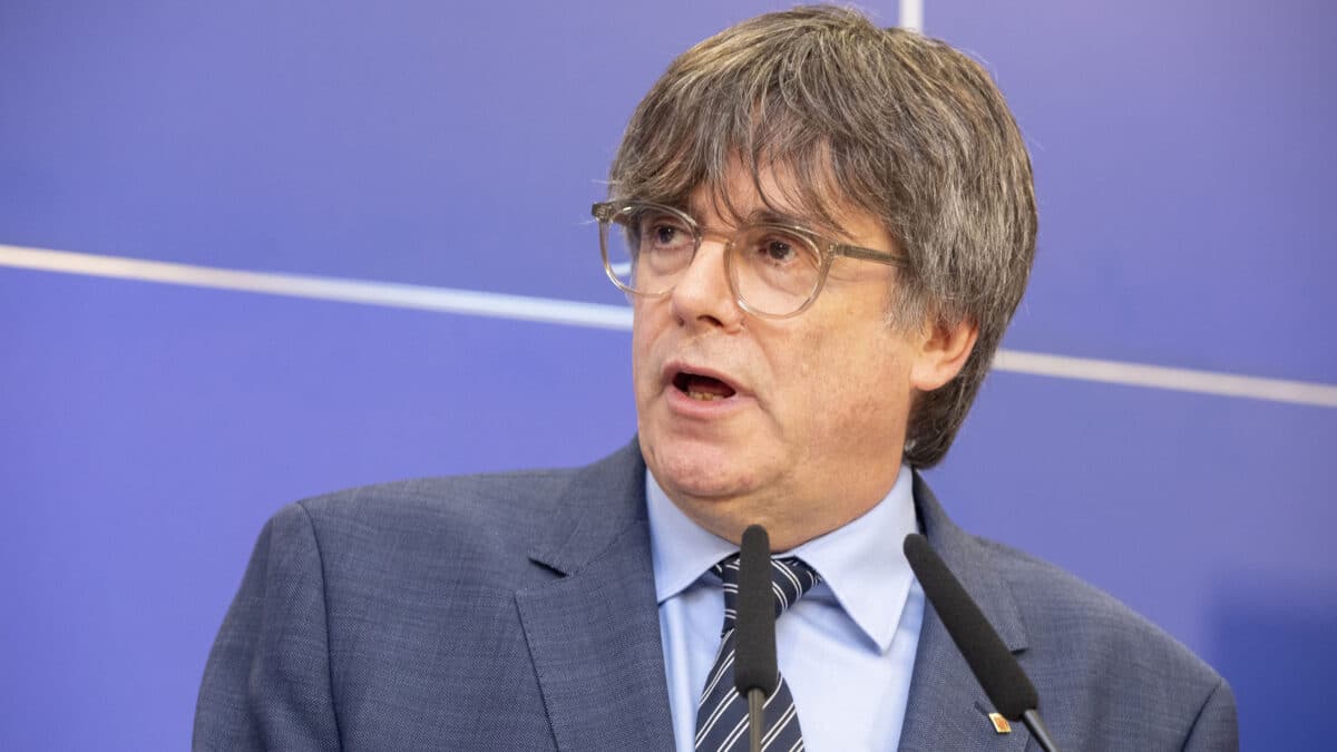 Carles Puigdemont, en Bruselas.