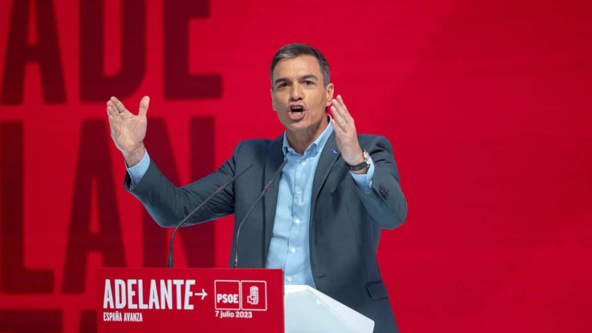 El secretario general del PSOE y presidente del Gobierno, Pedro Sánchez