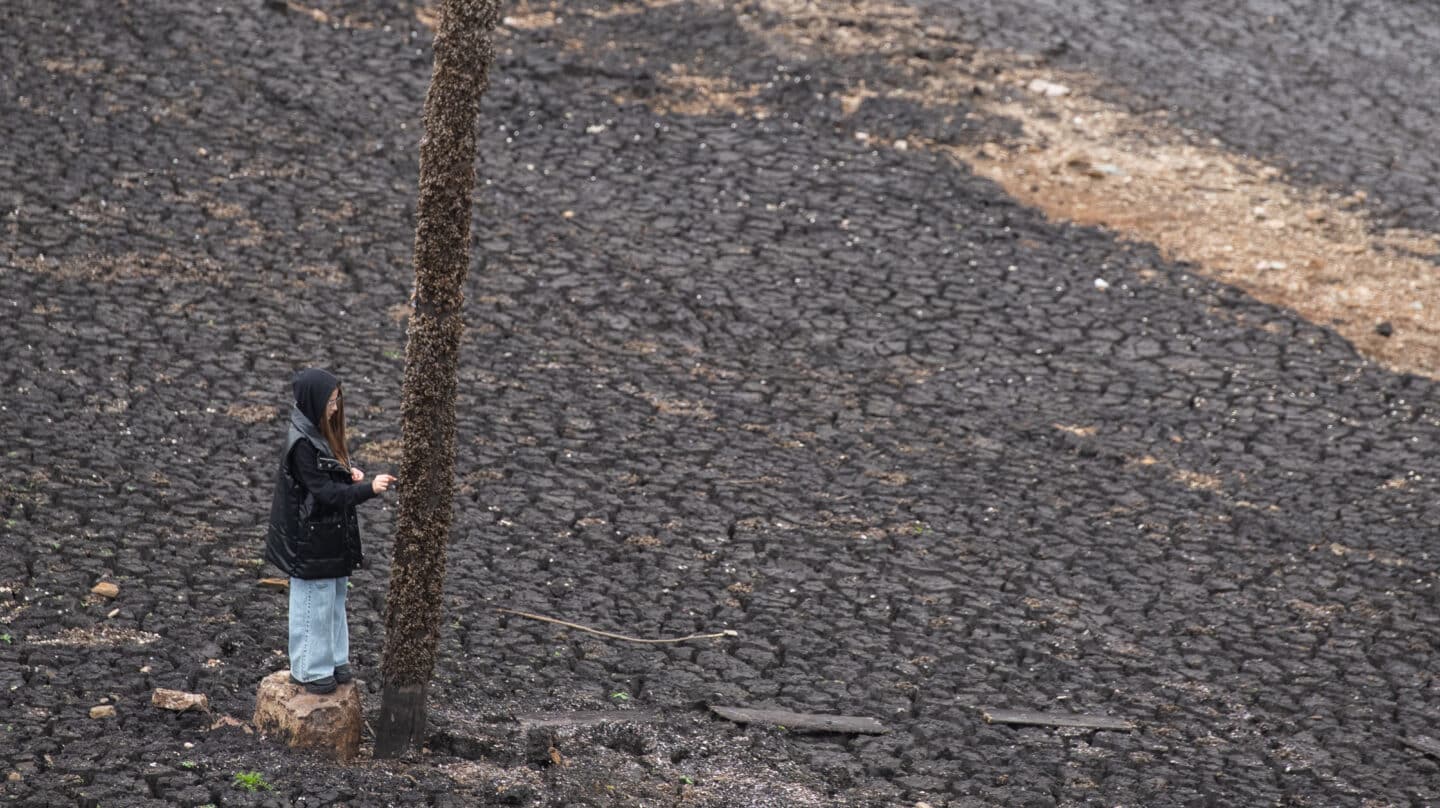 El embalse de Paso Severino el pasado 9 de julio, cuando se encontraba al 9% de su capacidad