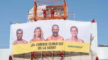 La pancarta de Greenpeace que Futuro Vegetal nunca haría: dos maneras de entender el activismo climático