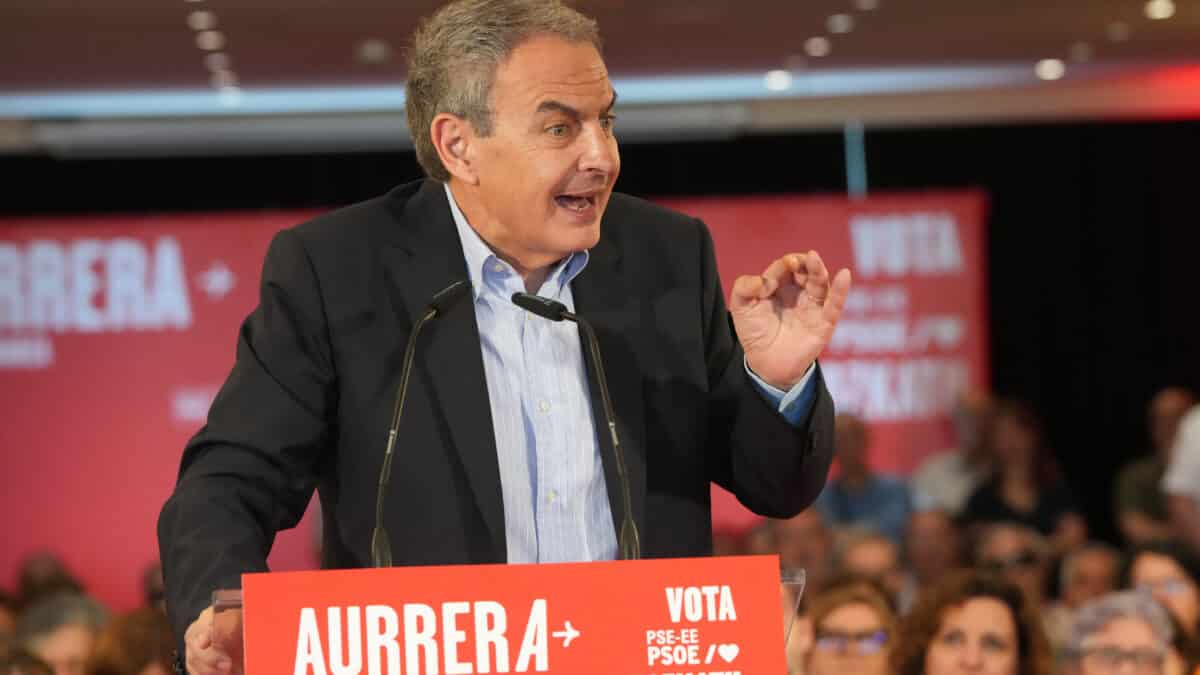"El infinito es infinito": así fue el mitin de Zapatero en San Sebastián