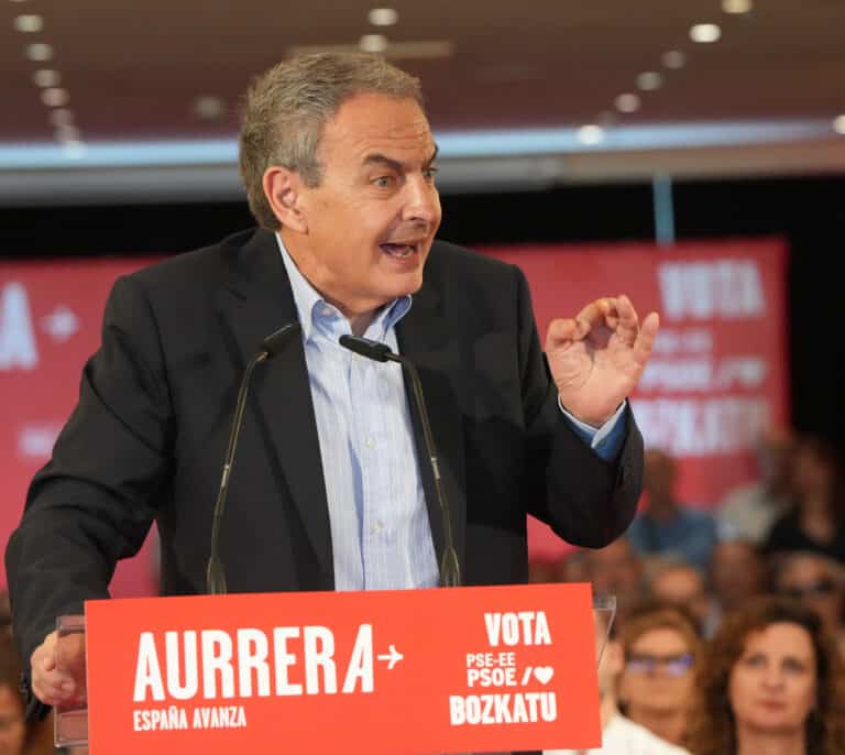 "El infinito es infinito": así fue el mitin de Zapatero en San Sebastián