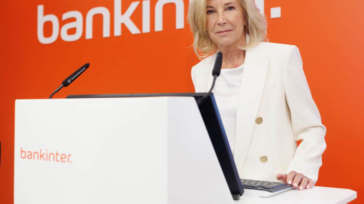La consejera delegada de Bankinter, María Dolores Dancausa, presenta los resultados del primer semestre de 2023 de Bankinter