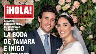 La primera imagen del vestido de novia de Tamara Falcó