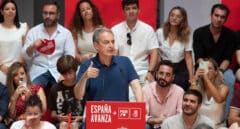 Zapatero en un acto con Bibiana Aído: "Quien va a seguir yendo en el Falcon es Pedro Sánchez"
