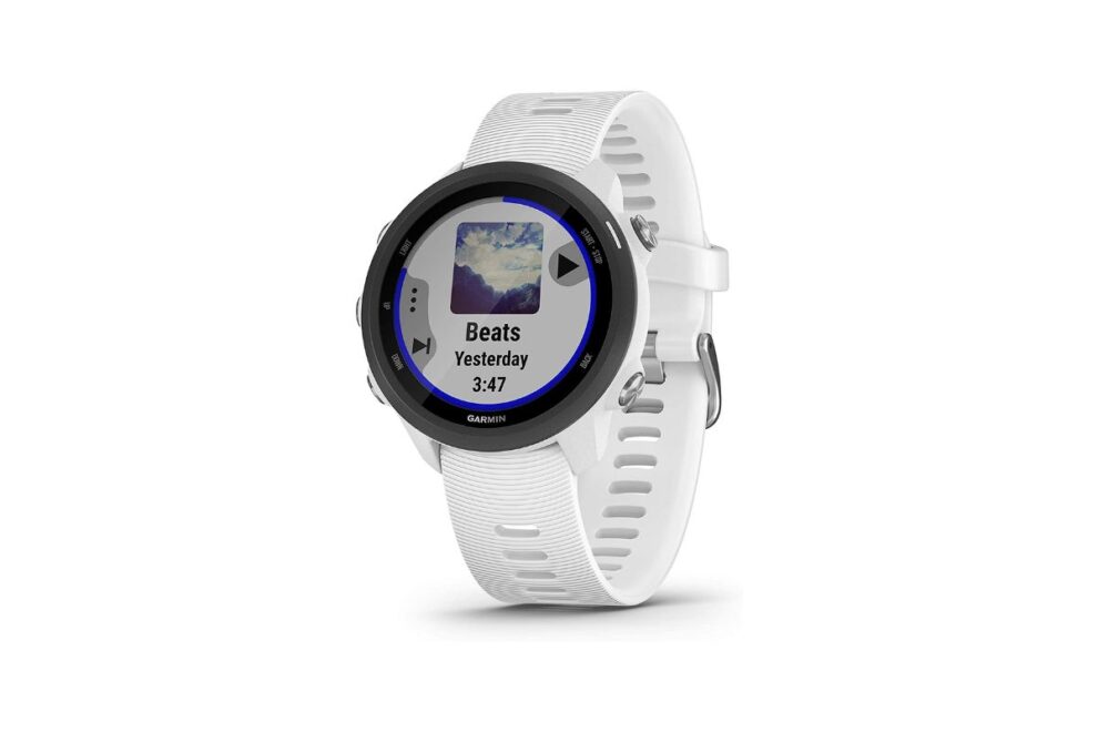 Reloj inteligente para correr Garmin Forerunner 245 de color blanco
