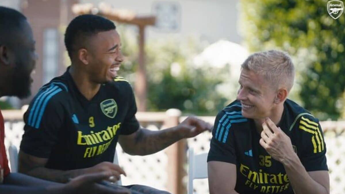 Gabriel Jesus y Zinchenko