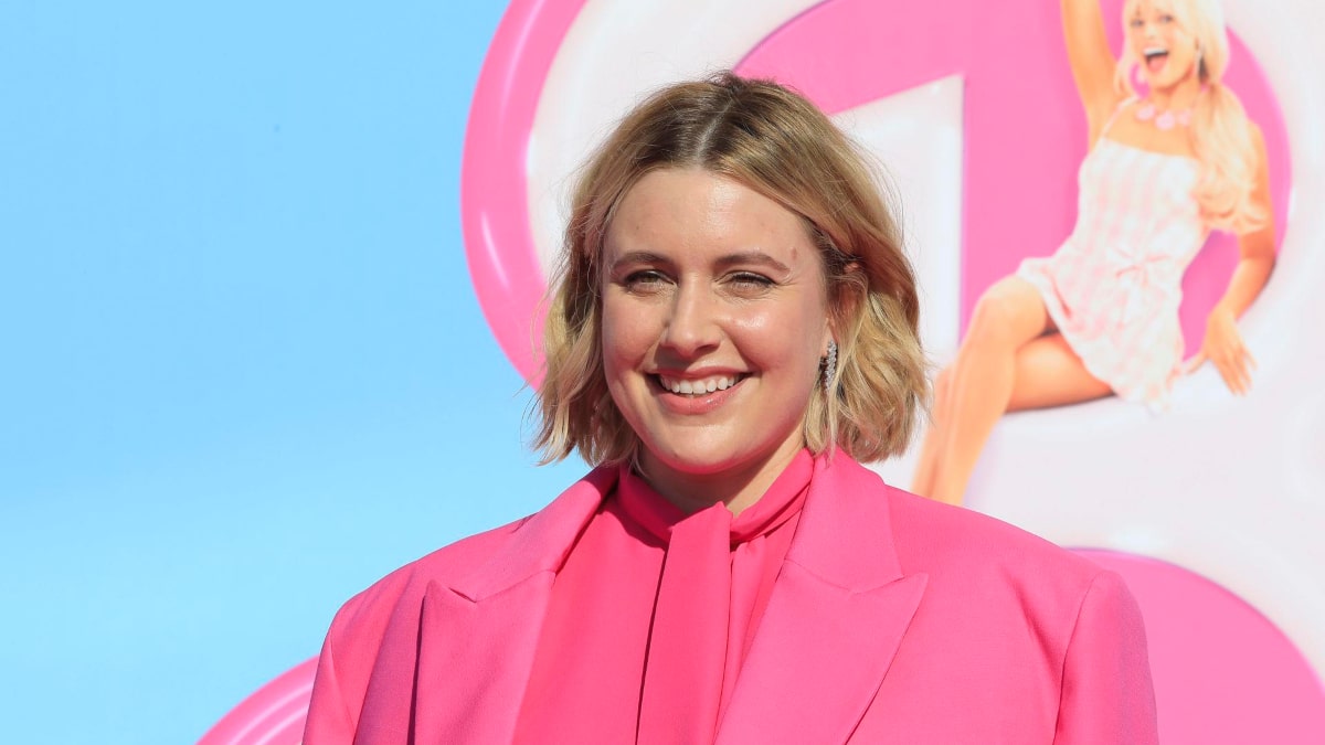 Greta Gerwig en la 'premiere' de 'Barbie' en el Shrine Auditorium de Los Ángeles, California, EE.UU.