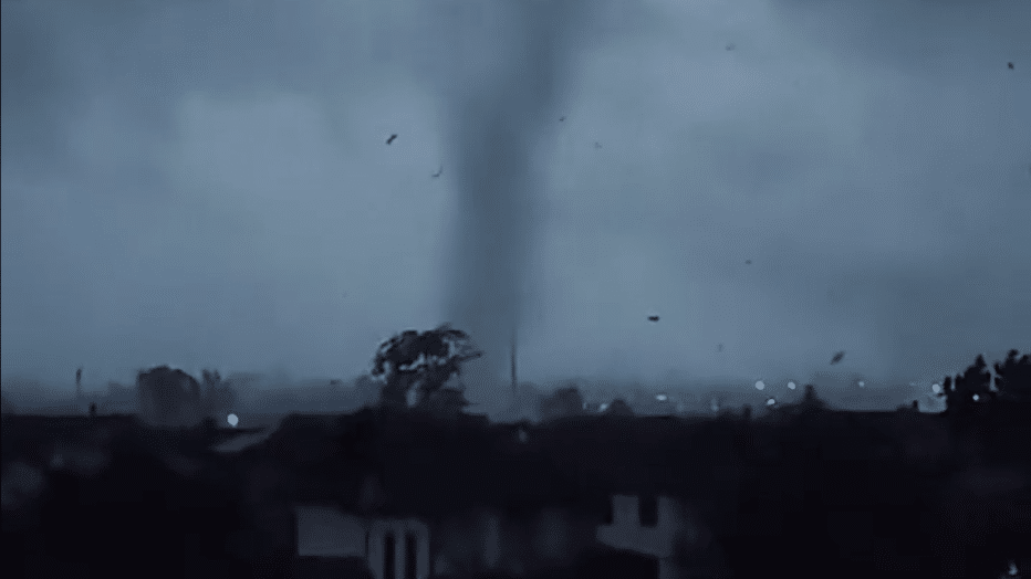 Las imágenes de un tornado en Milán compartidas por redes sociales