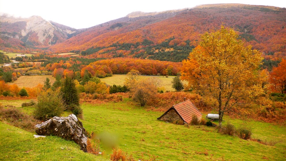 Las vistas de Isaba, que es uno de los pueblos más frescos de España