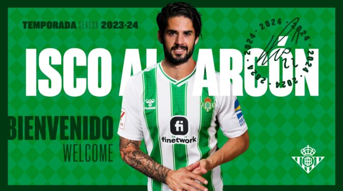 El Betis hace oficial el fichaje de Isco