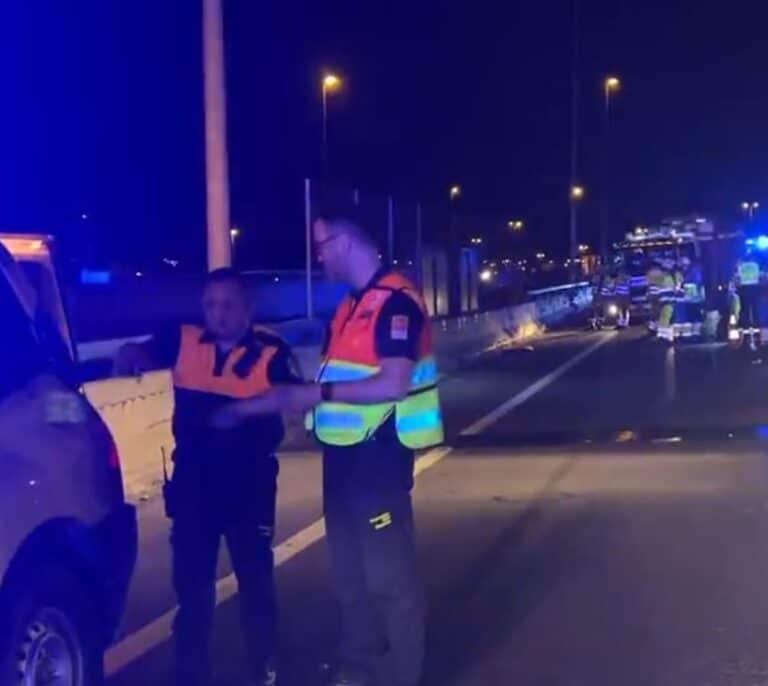 Tragedia en la M-50: muere un hombre de 42 años al chocar contra un conductor kamikaze