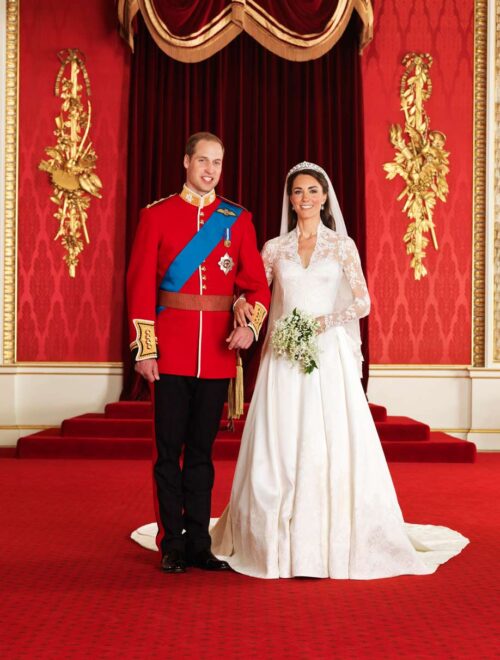 Kate Middleton el día de su boda con el príncipe Guillermo