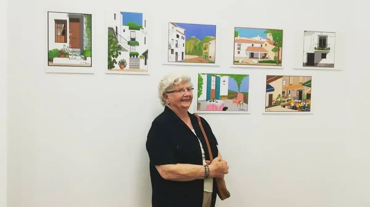 Muere Concha García Zaera, la "abuela del Paint" que conquistó internet