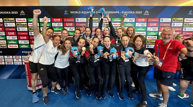 Un oro más para el deporte español: victoria en natación artística en el Mundial de Japón