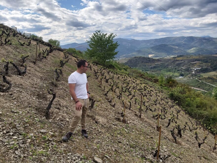 Nacho Álvarez en una de sus fincas.