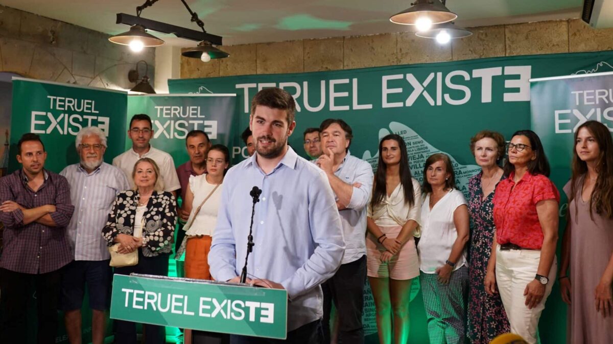 El candidato de Teruel Existe valora los resultados.