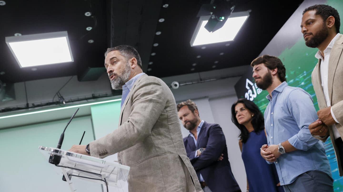 Abascal, tras perder 19 escaños en el Congreso: "El PP ha desmovilizado a la alternativa"