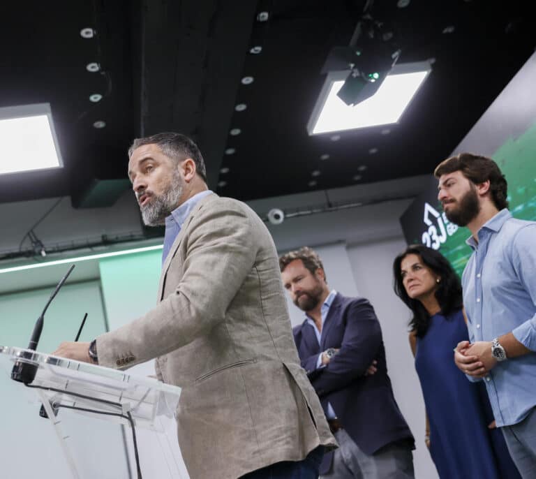 Abascal, tras perder 19 escaños en el Congreso: "El PP ha desmovilizado a la alternativa"