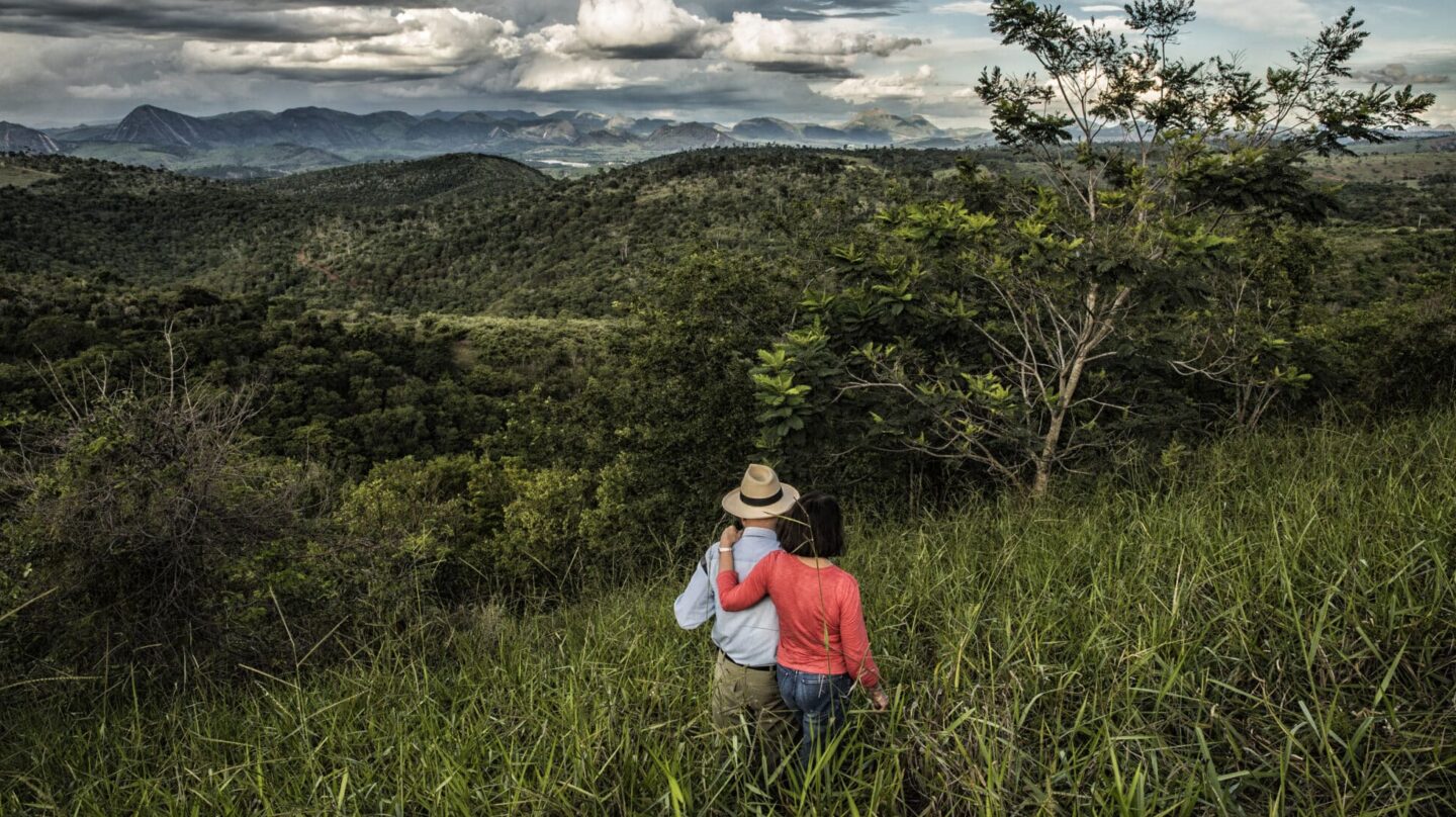 Sebastiao Salgado y Lelia Wanick en el Instituto Terra