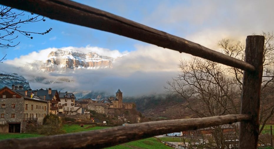 Las vistas de Torla, que es uno de los pueblos más frescos de España