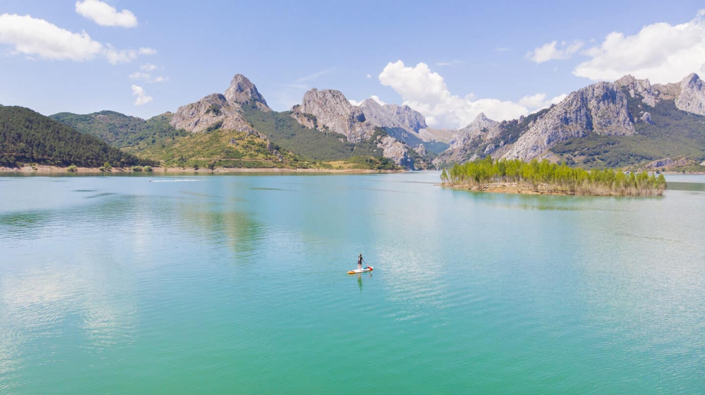 Embalse de Riaño, en León.