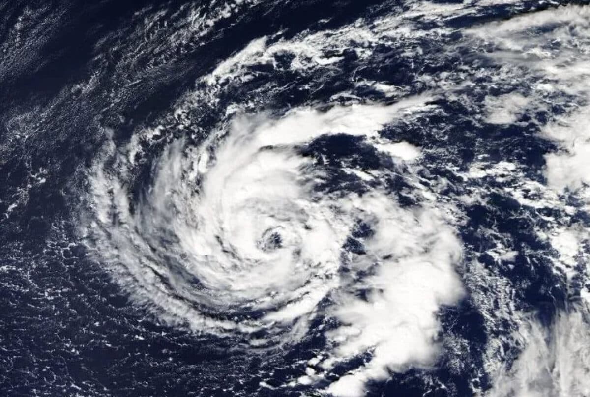 Imagen de la tormenta tropical Ophelia en 2017