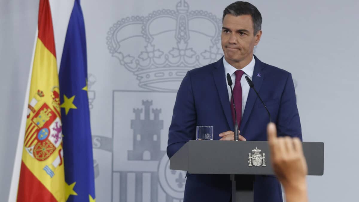 El presidente del Gobierno en funciones Pedro Sánchez